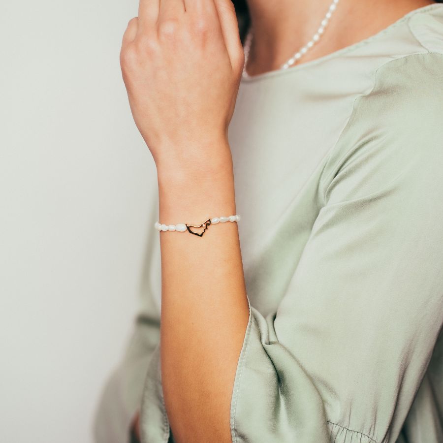 Goldstoff Designs Pear & Baguette ring